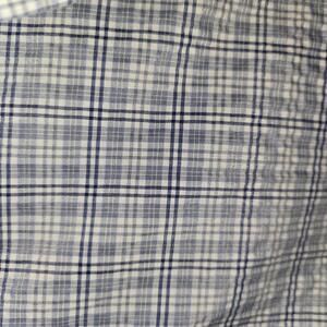 Coofandy Men's XL Blue and White Plaid Dress Shirt
